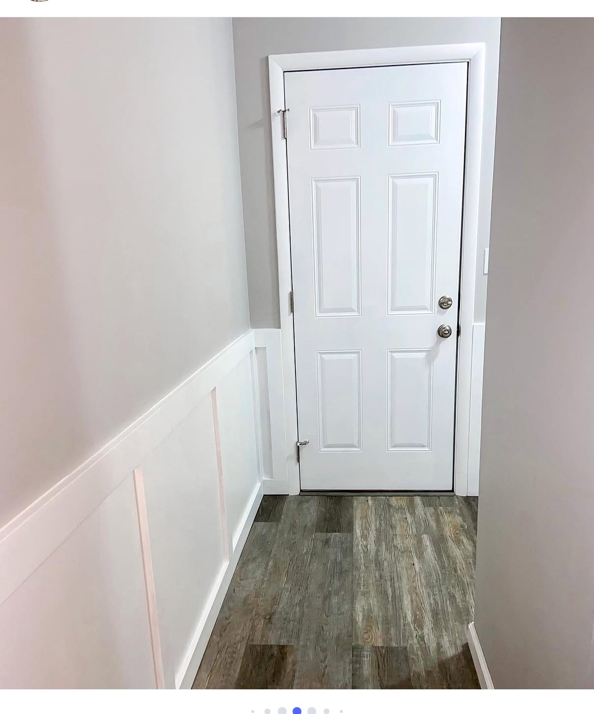 Additional after finished doorway in Grand Rapids breezeway remodel